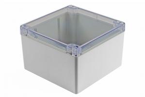 Hammond Manufacturing-1554QA2GYCL Cajas, compartimentos y anaqueles Clear/Light Gray Polycarbonate Wall Mount Watertight Enclosure