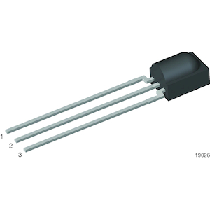 Vishay-TSOP98256 IR-Remote-Empfänger IR Remote Receiver 56kHz 90° 24m 3-Pin Bag