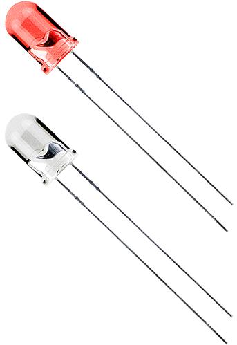 Visual Communications-LTH5MM12VFR4100 LED LED Uni-Color Red 635nm 2-Pin T-1 3/4 Bag