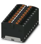 PHOENIX CONTACT-3002783 Bloques terminales del conector Conn Distribution Terminal Block 18 POS Spring Clamp DIN Rail/Panel Mount 17.5A