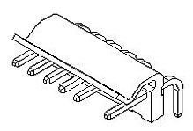 Molex-04-75-2065 Connector Headers and PCB Receptacles Conn Wire to Board HDR 6 POS 3.96mm Solder RA Thru-Hole SPOX Bag