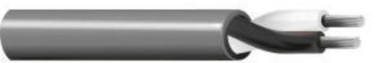 Belden-8471NH Cable multiconductor Shielded Multi-Conductor Cable 2Conductors 16AWG 6.96mm 300V Black/Chrome 305m