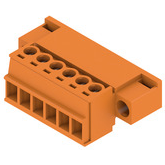 Weidmuller-1970960000 Blocs de raccordement de terminaux Conn Plug-in Terminal Block M 6 POS 3.81mm Screw RA Cable Mount 10A Box
