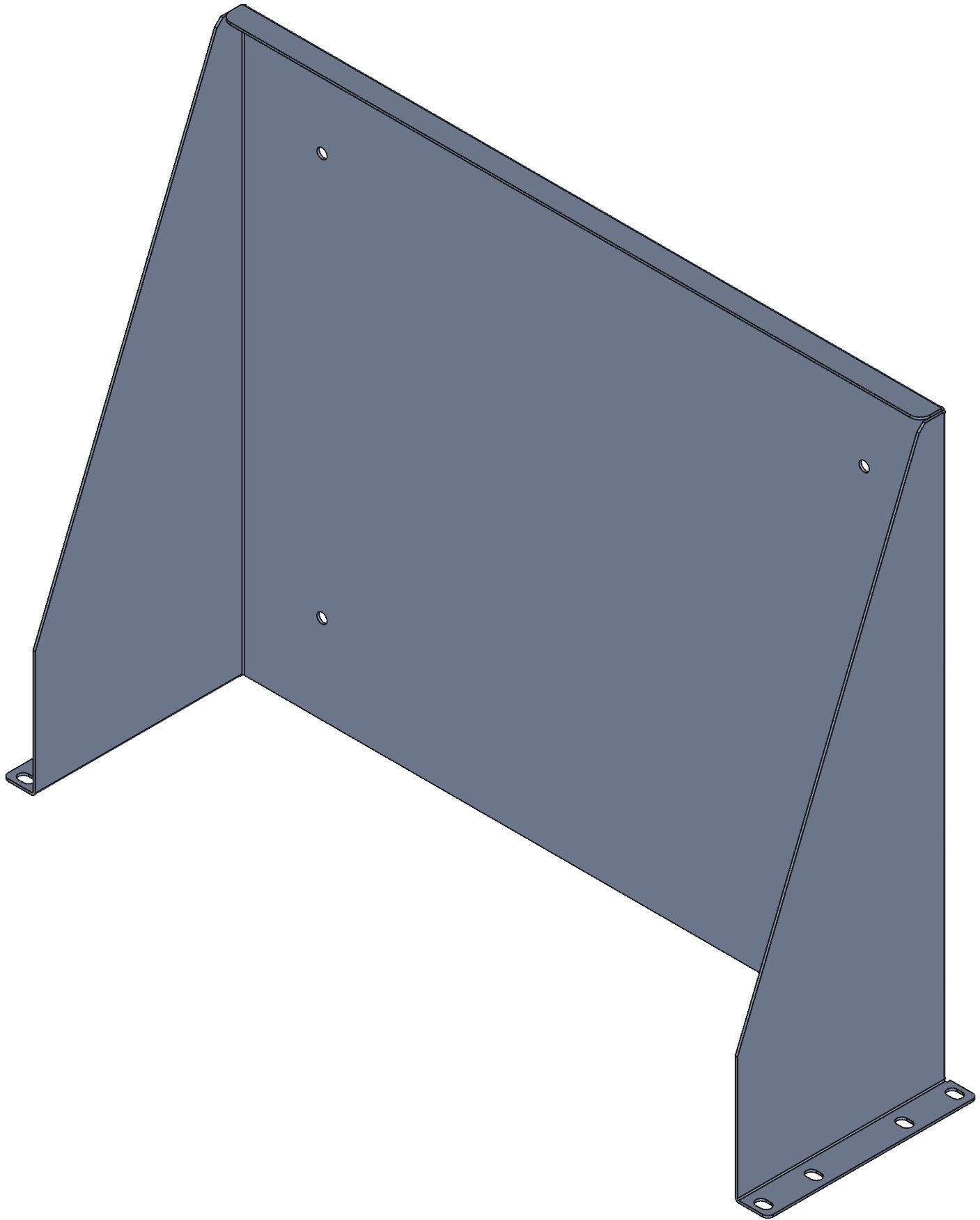 Hammond Manufacturing-RASUL190514BK1 null Steel, Universal Rack Shelf, Black