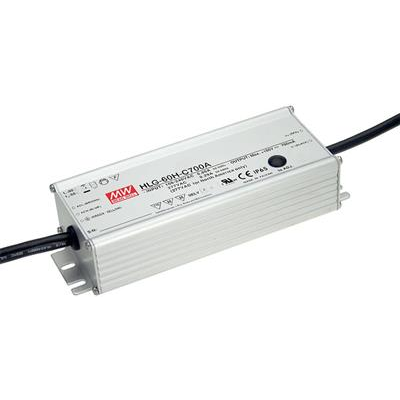 MEAN WELL-HLG-60H-C700B LED Power Supplies AC/DC LED Power Supply 70W Single 7-Pin