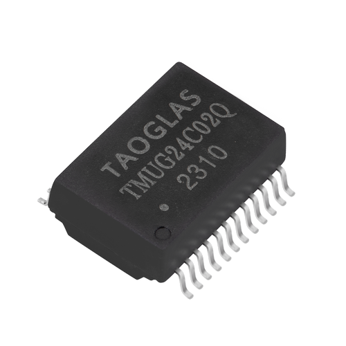 taoglas-TMUG24C02Q Telecom, Übertrager Telecom Transformer 1CT:1CT 24 Terminal Gull Wing SMD