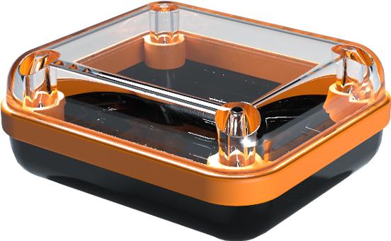 Serpac Electronic Enclosures-CX24A-CLBK-A-NO Kästen, Gehäuse und Gestelle Black Polycarbonate Waterproof Pocket Enclosure with Neon Orange Seal	 <h4><strong>CALIFORNIA&nbsp;PROPOSITION</strong> ⚠️<strong>65&nbsp;WARNING</strong>⚠️</h4>
