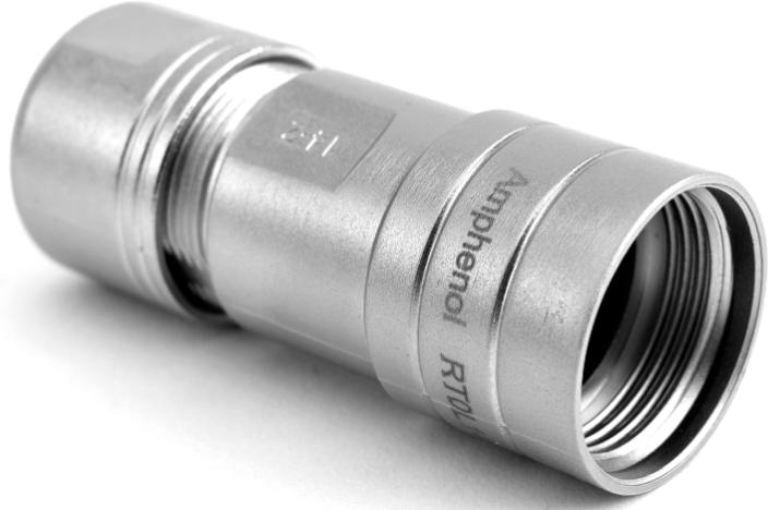 Amphenol-RT0S-12CG-NS1 抽缩起动适配器 Short Cord Grip 180° 12 Shell Size Nickel Zinc Alloy eco/mate® RM