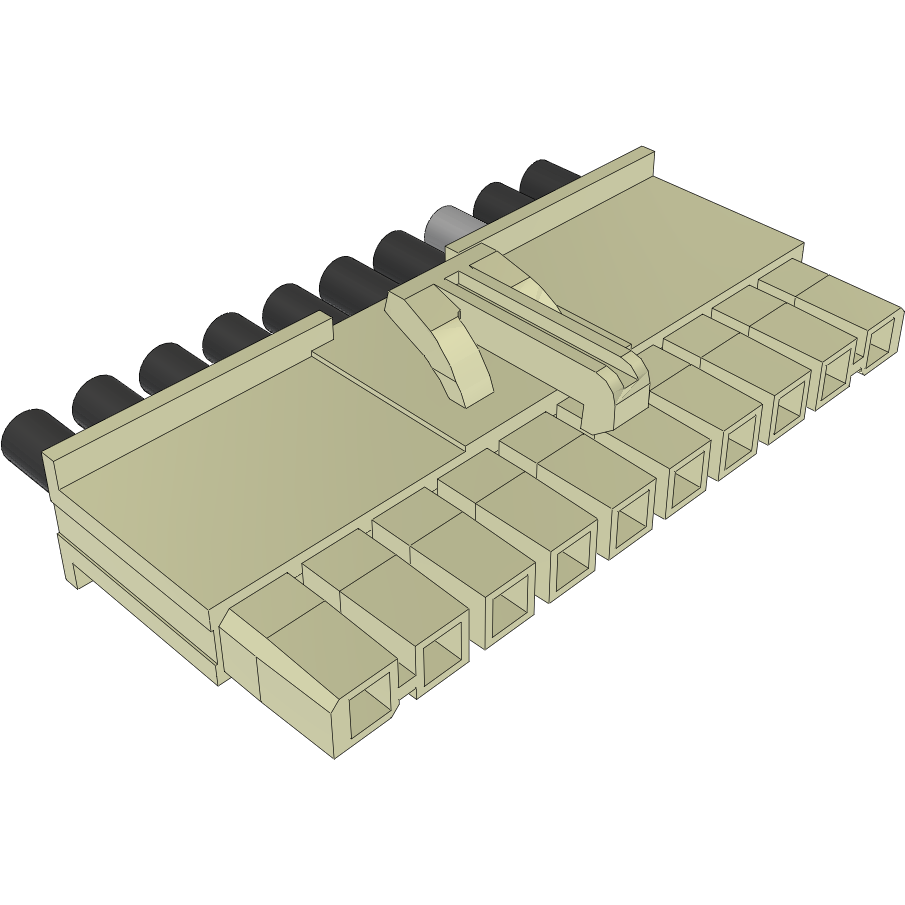 Samtec-PMSS-10-16-K-03.50-S Cable Assembly AC Power Cable Assembly 0.088m Power 10 POS SKT Crimp 16AWG