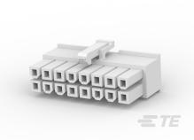 TE Connectivity-1-106527-6 Einzeladersteckverbinder, Gehäuse Conn Housing RCP 16 POS 4.2mm Crimp ST Cable Mount Natural Package