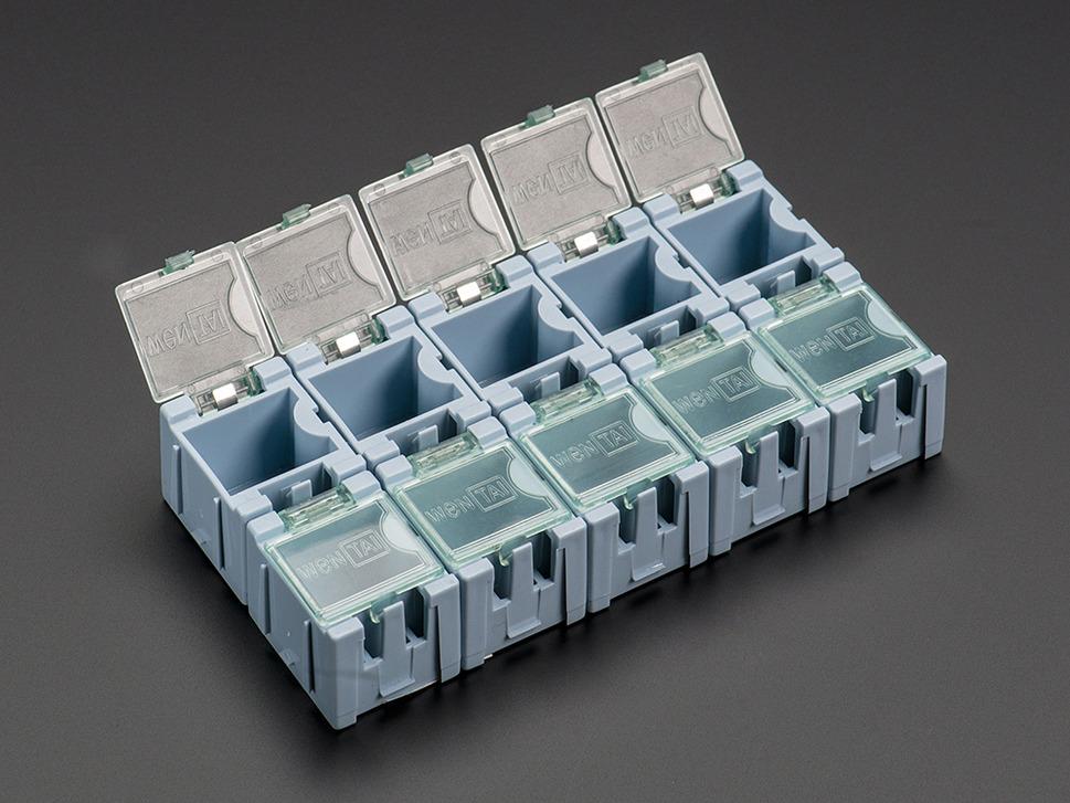 Adafruit Industries-427 箱、罩及架 Blue Plastic Modular Snap Box