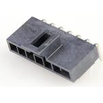 Conn Wire to Board HDR 7Power POS 2.5mm Solder RA Side Entry Thru-Hole Nano-Fit Tray