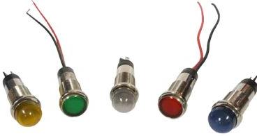 Dialight-6561305303F Panel Mount Indicators LED Panel Mount Indicator Uni-Color Yellow 190mcd 2-Pin