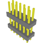 Conn Board Stacker HDR 12 POS 2.54mm Solder ST Top Entry Thru-Hole Bulk