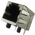 Amphenol Communications Solutions-RJE0166201 Steckverbinder, Telefon und Telekommunikation Conn Modular Jack F 6 POS 2.03mm Solder RA Thru-Hole 6 Terminal 1 Port