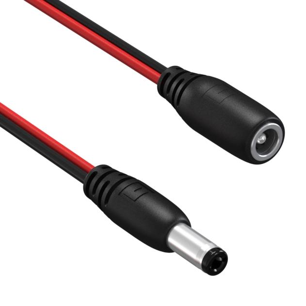 Tensility International-10-01781 Cable Assembly DC Power Cable Assembly 1.83m DC Power Plug to DC Power Jack 2 to 2POS PL-RCP 18AWG