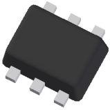 Diodes Incorporated-DMC31D5UDJ-7B MOSFETs Trans MOSFET N/P-CH 30V 0.22A/0.2A 6-Pin SOT-963 T/R