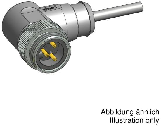 CONEC-41-01121 null Cable Assembly Circular UL 20207 2m Circular 3 POS M Crimp