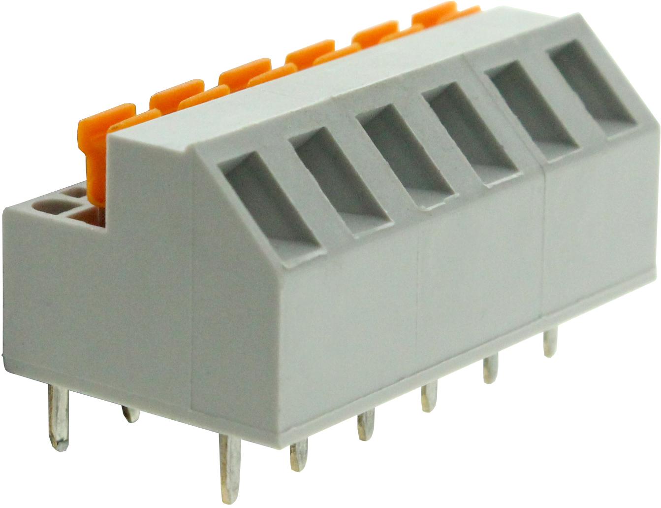 CamdenBoss Ltd-CSTB/6 Steckverbinder, Klemmenblöcke Conn Terminal Block 6 POS 5.08mm Solder Thru-Hole 10A