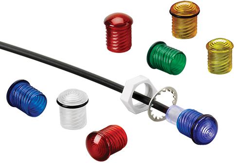 Visual Communications-FLX_442_CTP_04 LED-Lichtleiter LED Light Pipe Round Clear Flexible