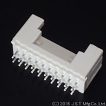 Conn Shrouded Header (4 Sides) HDR 20 POS 2mm Solder ST Thru-Hole Box