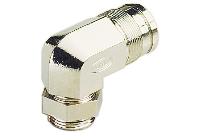 HARTING-09150000122 Adattatori Shrink Boot Screw Mount Housing 90° Aluminum Screw Lock