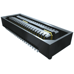 Samtec-QSE-080-01-F-D-A-K Steckverbinderleisten und Leiterplattenbuchsen Conn High Speed Socket Strip SKT 160 POS 0.8mm Solder ST SMD Tray