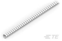 TE Connectivity-142829-4 Accessoires de câble Cable Tie Mounts and Accessories, Spiral, Product Width 5 mm, Polyethylene, Natural