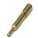 Crimp contact, turned, Single contact, Contact diameter 1 mm
