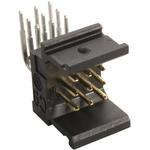 Conn Shrouded Header (2 Sides) M 9 POS 2.54mm Solder RA Side Entry Thru-Hole