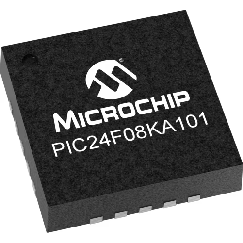 Microchip Technology-PIC24F08KA101-I/MQ Microcontrollers - MCUs MCU 16-bit PIC RISC 8KB Flash 2.5V/3.3V Automotive AEC-Q100 20-Pin QFN EP Tube