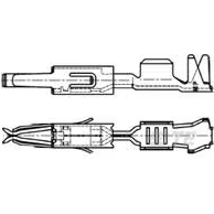TE Connectivity-964275-2 Steckverbinder, Kontakt Contact SKT Crimp ST Cable Mount 17-20AWG Reel