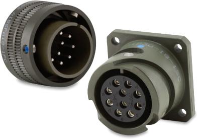 Amphenol-AIB6FA249PWC Steckverbinder, rund Conn Circular PIN 2 POS Crimp ST Cable Mount 2 Terminal 1 Port