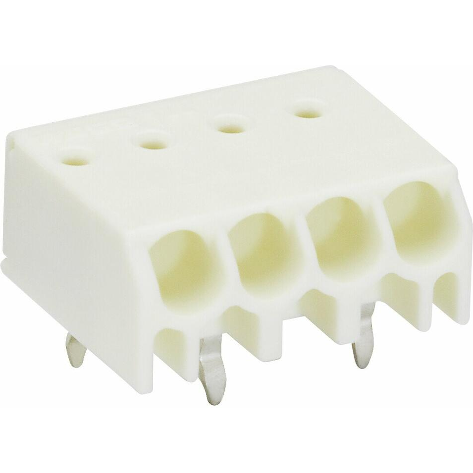 WAGO-744-304 Blocchi terminali connettore PCB terminal block, 1.5 mm2, Pin spacing 3.5 mm, 4-pole, PUSH WIRE