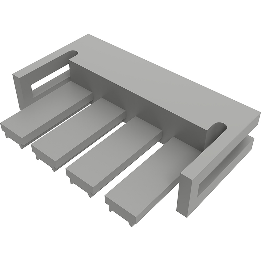 Molex-0511640405 Steckverbinderzubehör Connector Accessories Lock Retainer Straight Polyester Gray Bag