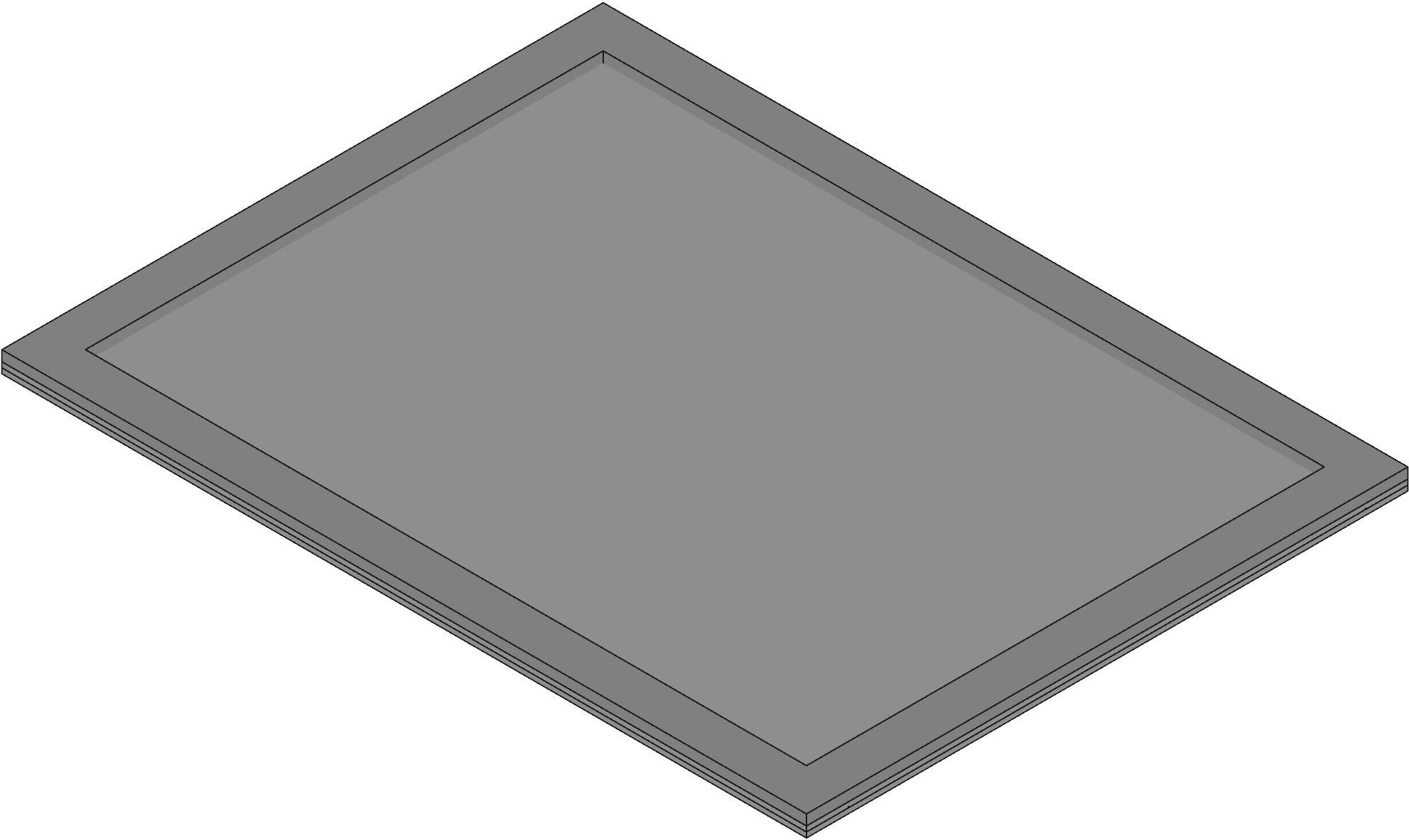 Hammond Manufacturing-1481WFL96 null Frameless Window Kit