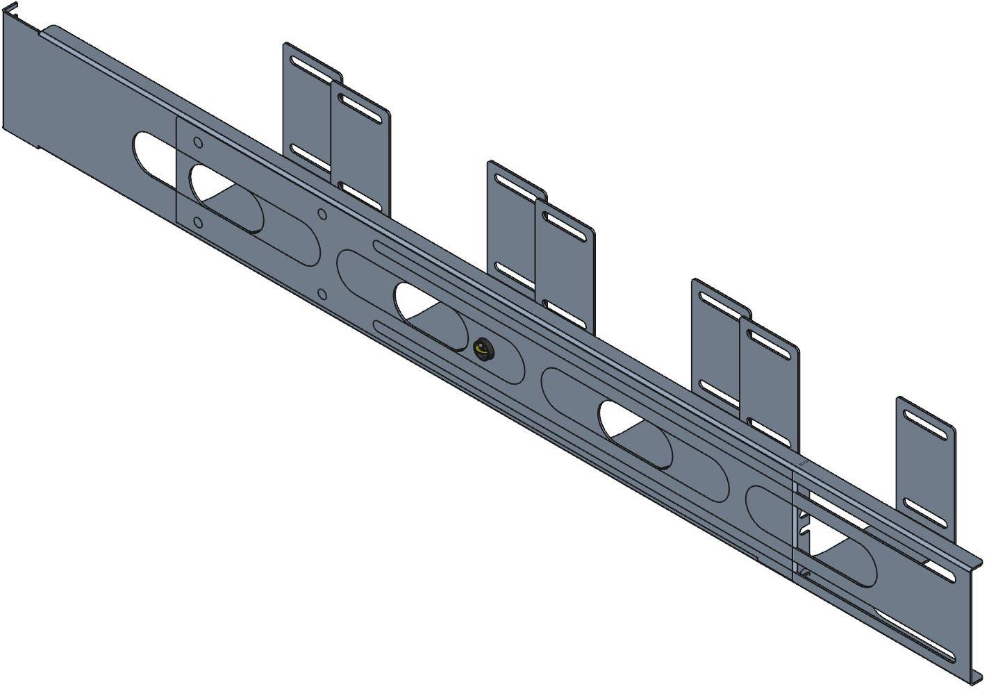 Hammond Manufacturing-RDCM3348BK Accessori per cavi Cable Accessories Cable Manager Steel Black Powder