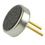 Mic Omni-Directional 2200Ohm -40dB 2VDC Round Pin