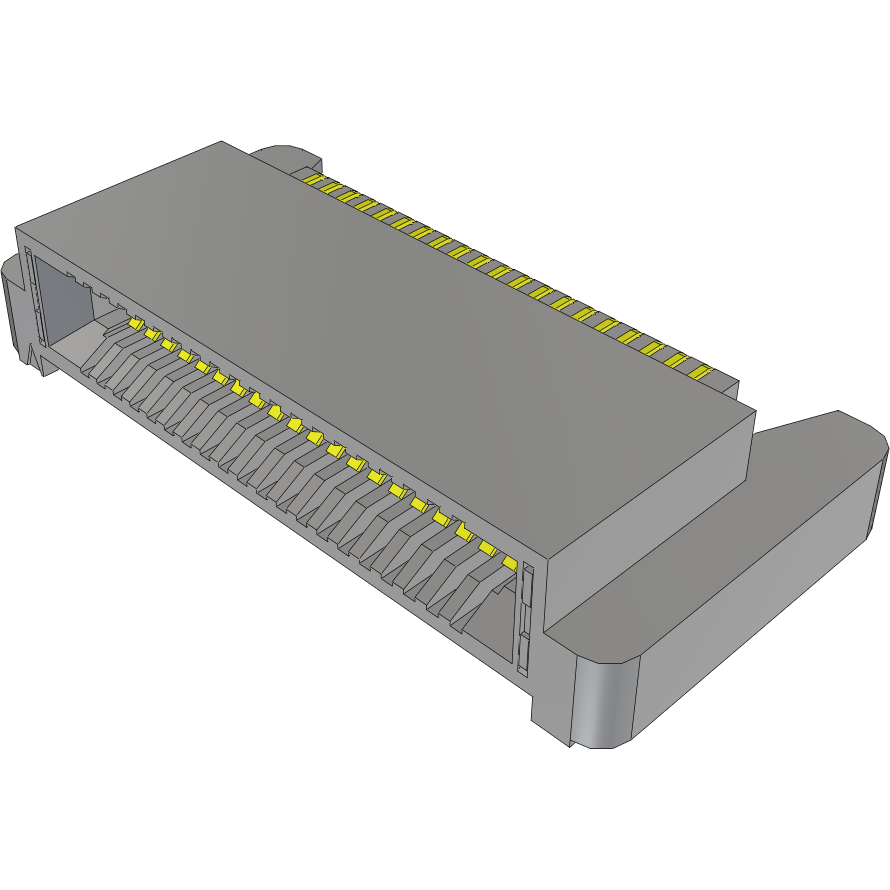 Samtec-HSEC8-120-01-S-RA-TR Steckverbinder, Kartenrand Conn Card Edge SKT 40 POS 0.8mm Solder RA SMD T/R