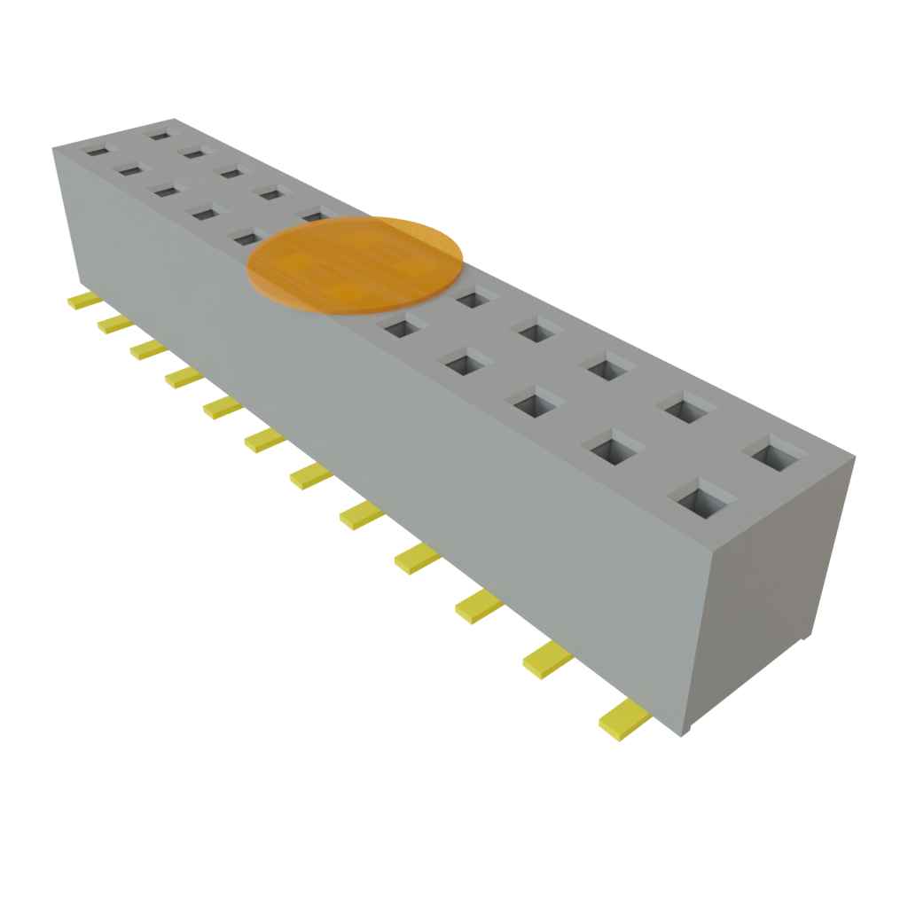 Samtec-TLE-112-01-G-DV-K Piastre connettori e prese PCB Conn Socket Strip SKT 24 POS 2mm Solder ST Bottom Entry SMD Tube