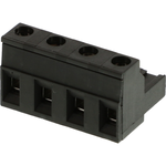 Conn Eurostyle Pluggable F 4 POS 7.5mm Screw RA Cable Mount 15A/Contact Eurostyle™