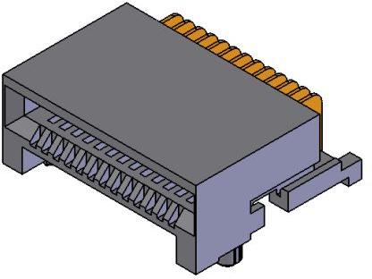 Amphenol Communications Solutions-FS1-R26-2000 Steckverbinder, Telefon und Telekommunikation Conn SFF F 26 POS 0.8mm Solder RA SMD 26 Terminal 1 Port T/R