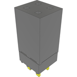 Conn Elevated Socket SKT 4 POS 2.54mm Solder ST Top Entry Thru-Hole Bulk