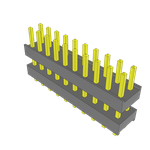 Conn Board Stacker HDR 20 POS 2.54mm Solder ST Top Entry Thru-Hole Bulk