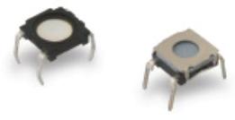 ITT Corporation-KSB0M110LFT Commutateur tactile Switch Tactile OFF Mom SPST Flush Round Button PC Pins 0.05A 32VDC 1VA 100000Cycles 1.6N Thru-Hole Bulk