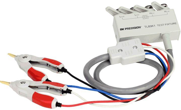 B&K Precision-TL89K1 Prüf- und Messzubehör Kelvin Clip Test Fixture for Bench LCR Meters