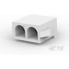 TE Connectivity-643412-1 Connector Headers and PCB Receptacles Conn Wire to Board HDR 2Power POS 6.35mm Solder ST Thru-Hole Bag