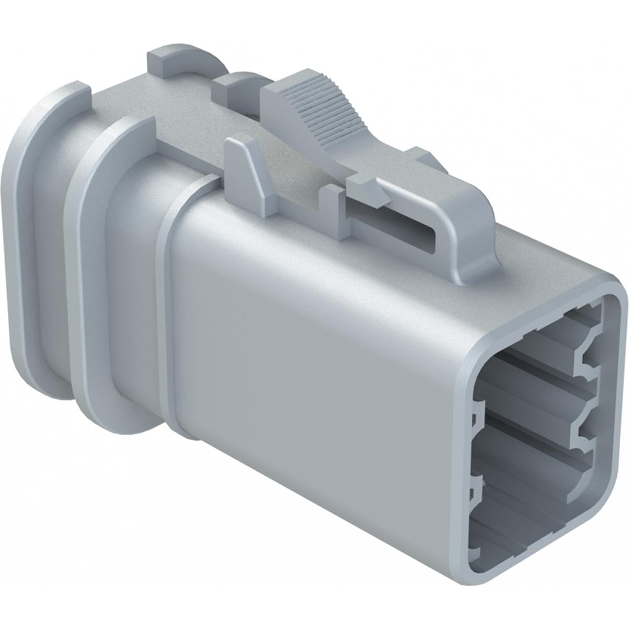 Amphenol-ATP06-6S-OMRDGRY Custodia filo connettore dedicato Conn Housing PL 6 POS Crimp ST Cable Mount Gray Box