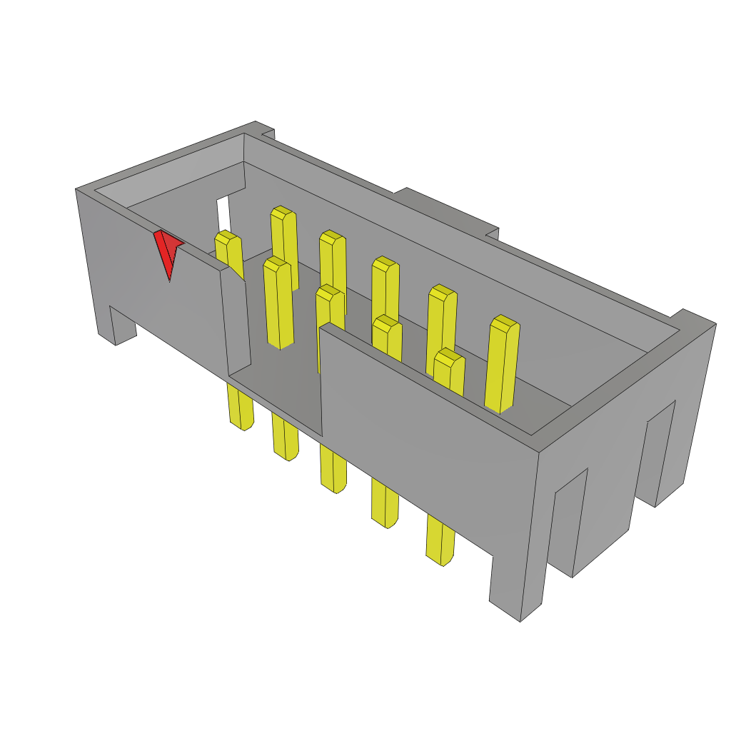 Samtec-STMM-105-01-S-D Steckverbinderleisten und Leiterplattenbuchsen Conn Shrouded Header HDR 10 POS 2mm Solder ST Thru-Hole Tube