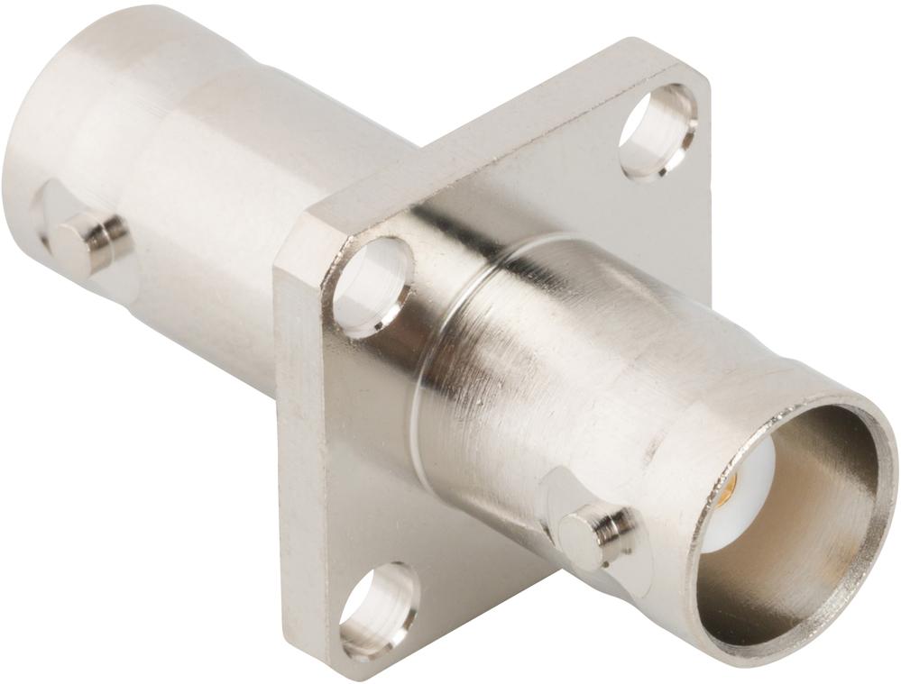 Amphenol RF-112712 射频连接器 Conn BNC Adapter 0Hz to 4GHz 50Ohm ST Flange Mount F/F Gold